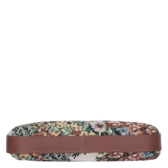 Botanical Pattern Tapestry Fabric Hobo Bag For Women | Shoulder Sling Bag - Picture 6 of 9